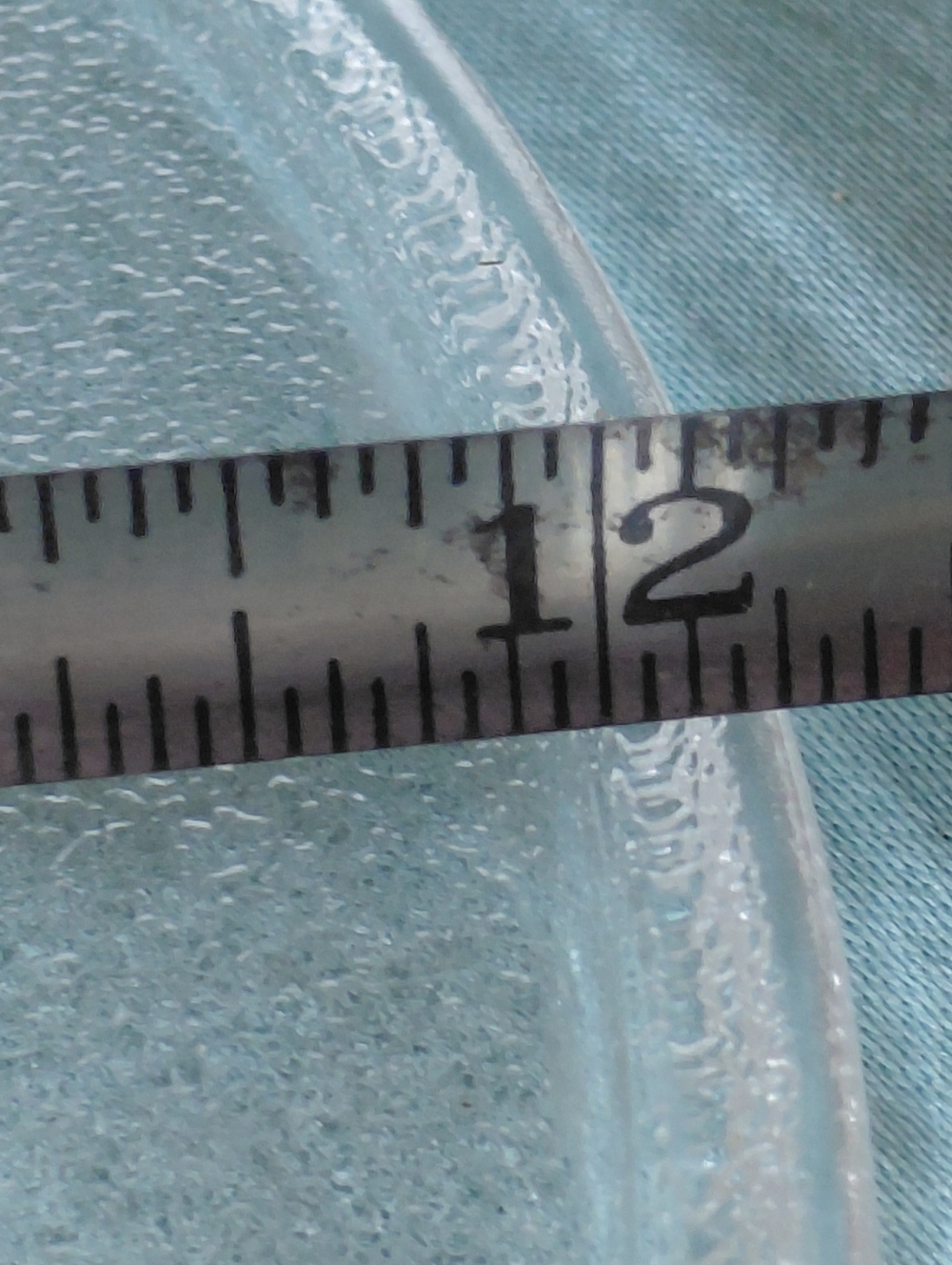 12" Clear Glass Microwave Replacement Turntable Plate - Picture 3 of 4